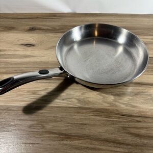 Farberware 12” inch Chefs Pan Fry Pan Skillet Aluminum Clad Stainless Steel